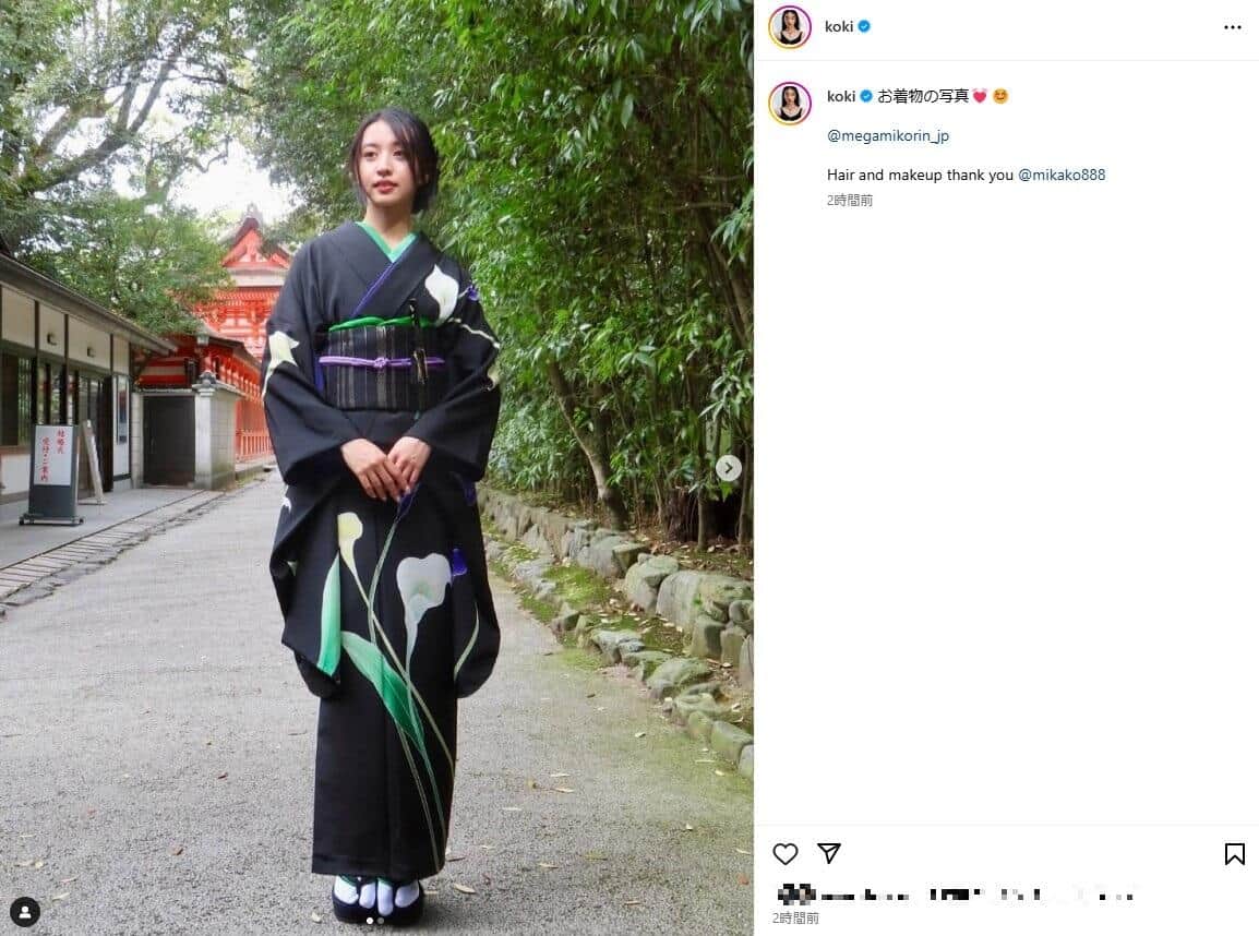 koki，さんのインスタグラム（@koki）より
