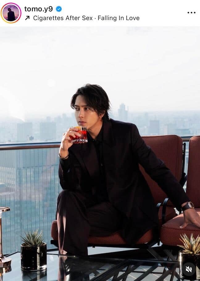 山下智久さんのインスタグラム（＠tomo.y9）より