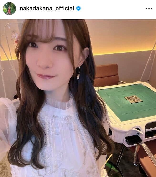 中田花奈さんのインスタグラム（＠nakadakana_official）より