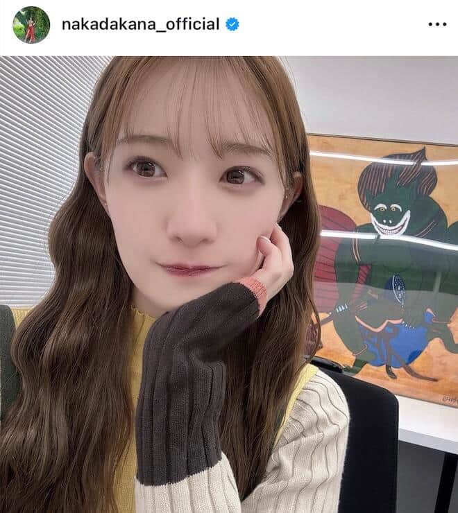中田花奈さんのインスタグラム（＠nakadakana_official）より