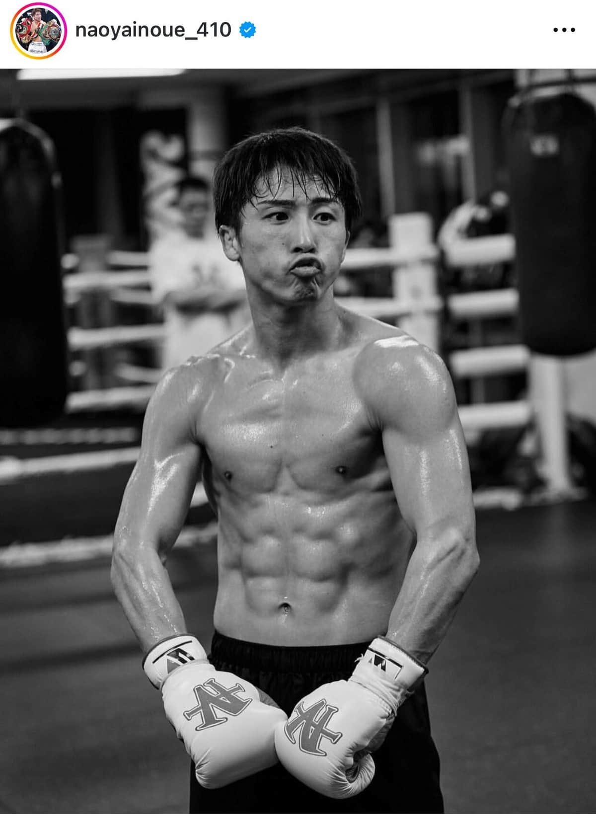 井上尚弥選手（本人インスタグラムより）