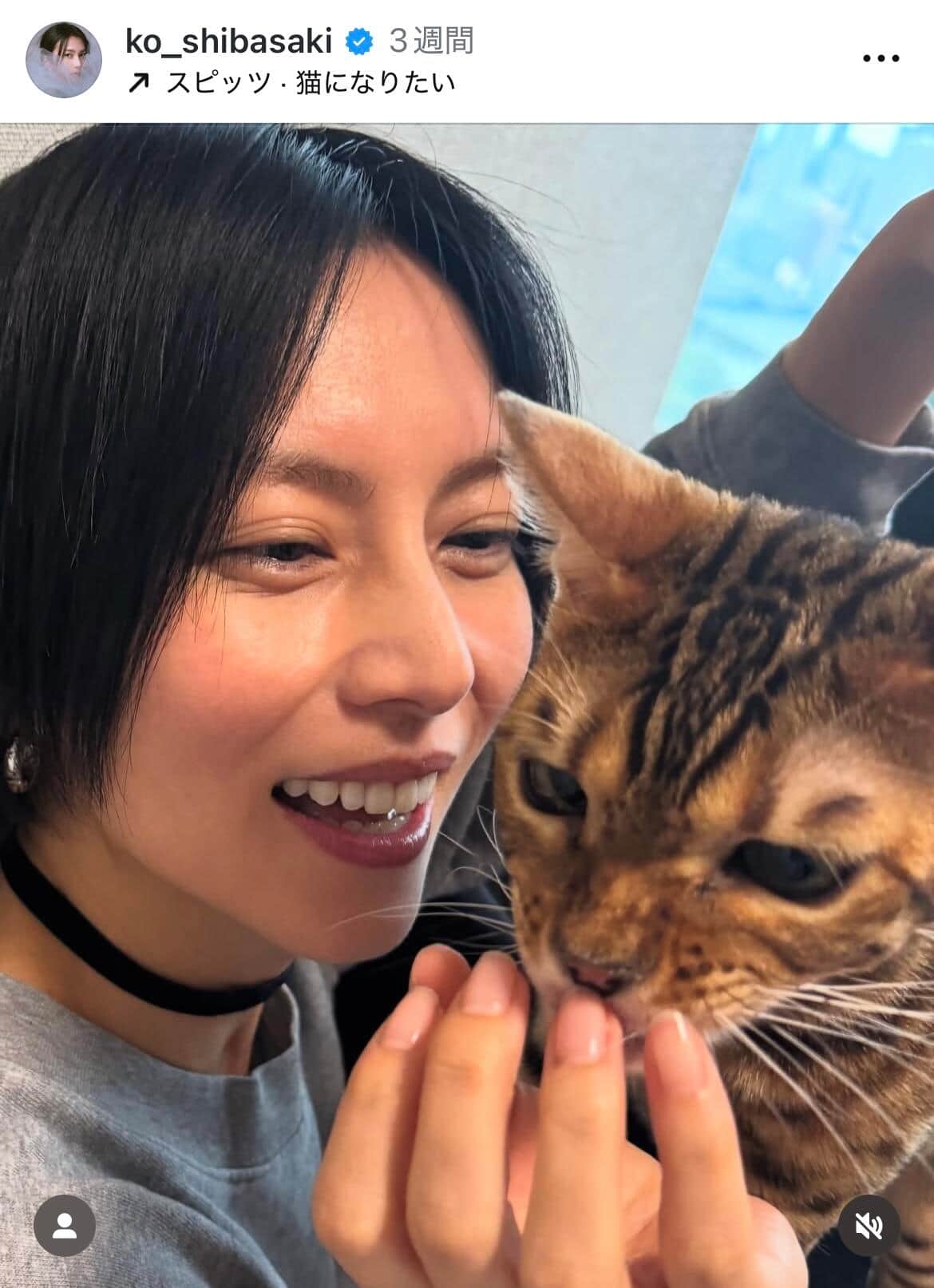 柴咲コウさんのインスタグラム（＠ko_shibasaki）より