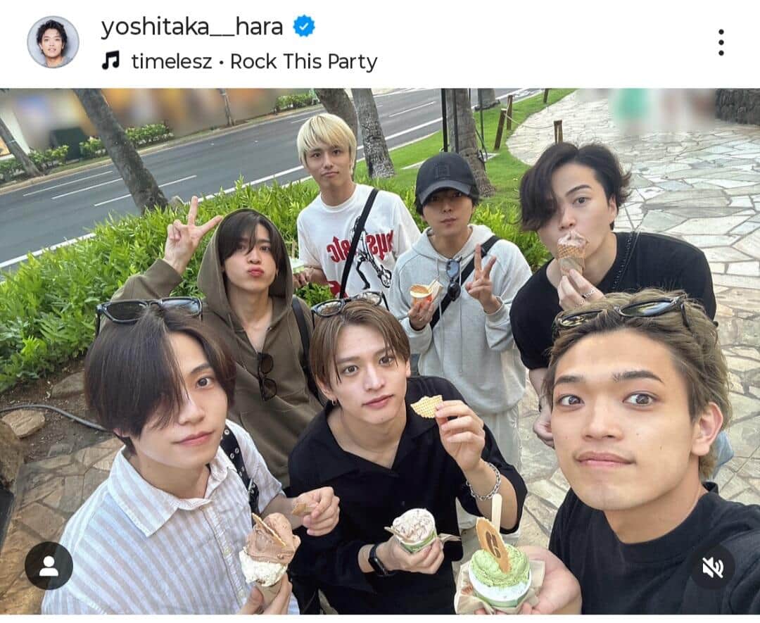 原嘉孝さんのインスタグラム（＠yoshitaka__hara）より