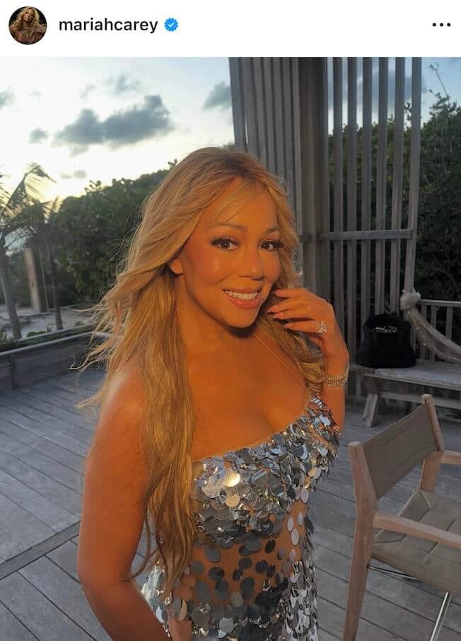 マライア・キャリーさんのインスタグラム（＠mariahcarey）より