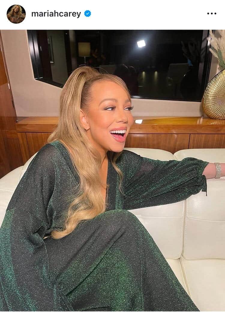 マライア・キャリーさんのインスタグラム（＠mariahcarey）より