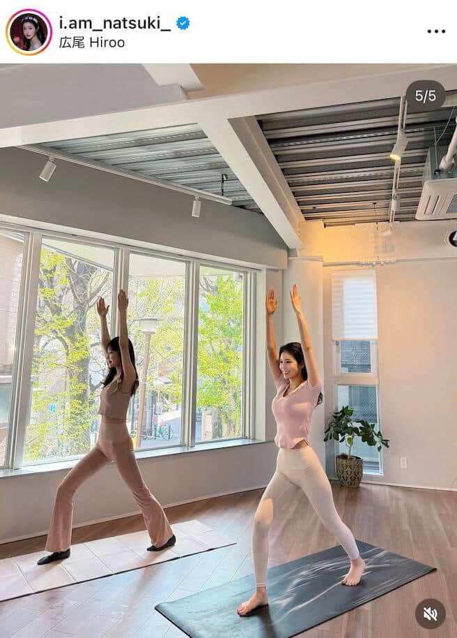 阿部なつきさんのインスタグラム（＠i.am_natsuki_）より