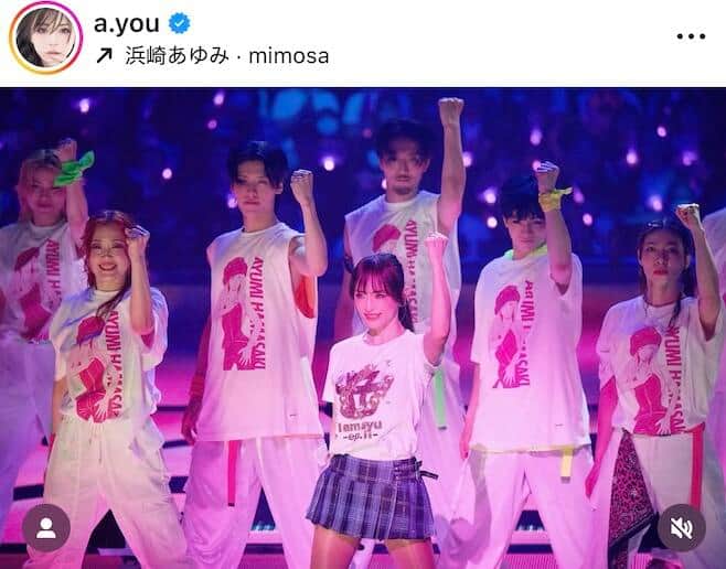 浜崎あゆみさんのインスタグラム（＠a.you）より