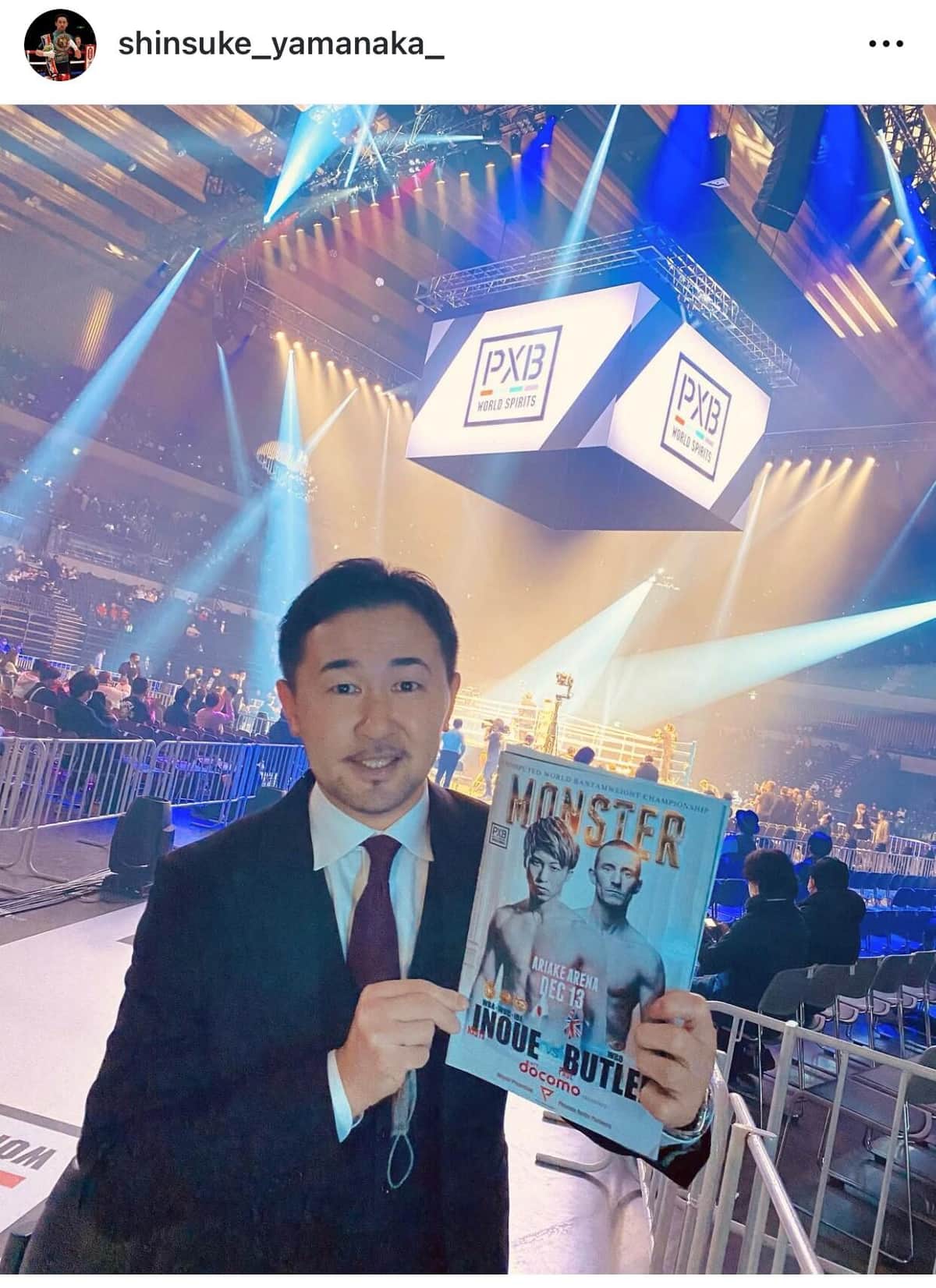 山中慎介氏（本人インスタグラムより）