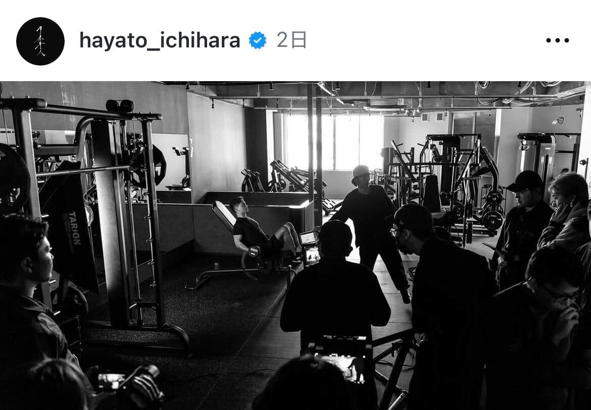 市原隼人さんのインスタグラム（＠hayato_ichihara）より