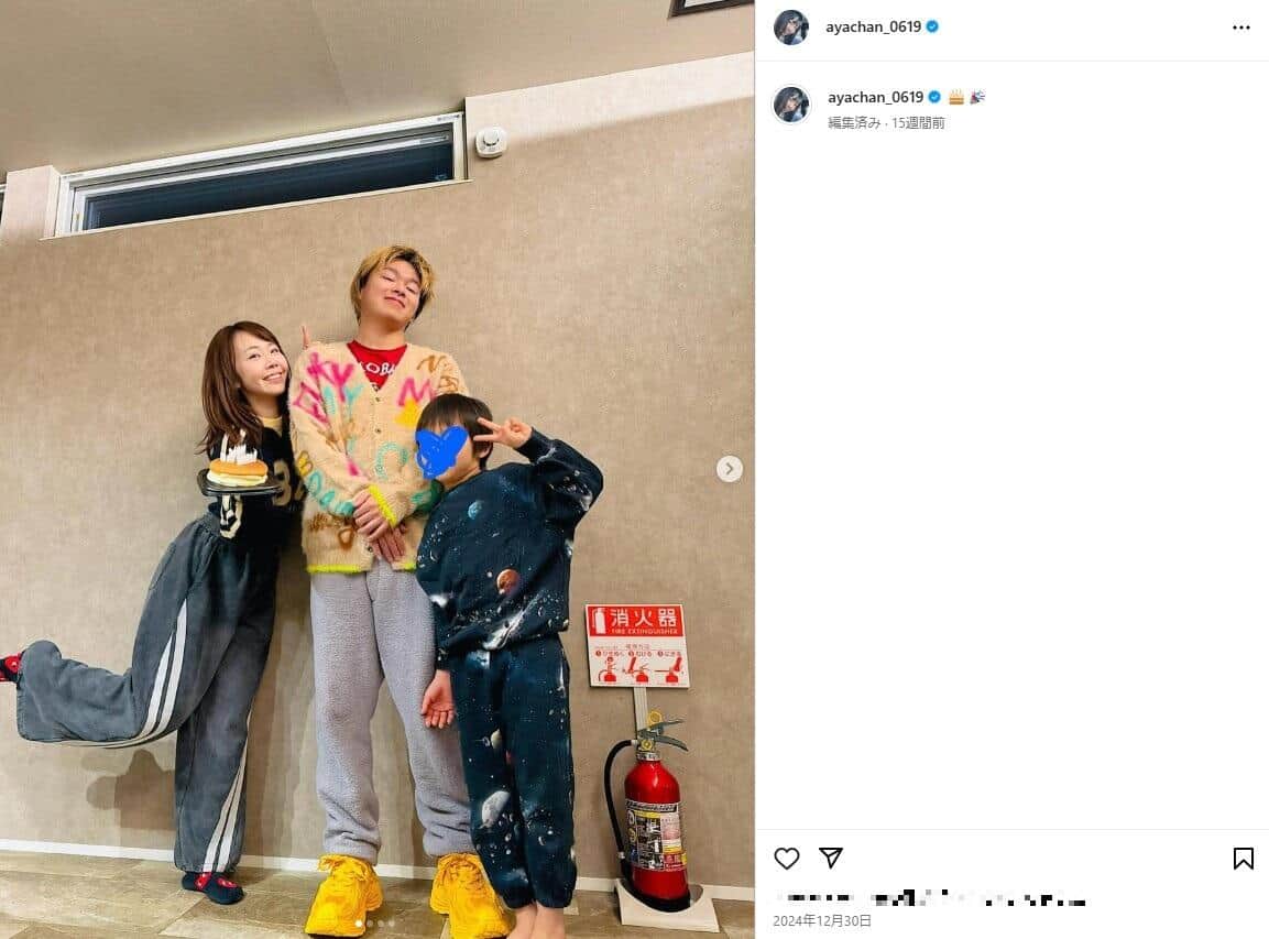 あやなんさんのインスタグラム（＠ayachan_0619）より