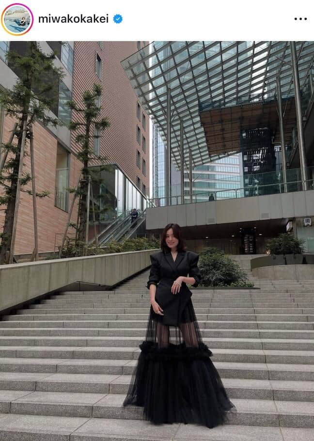 筧美和子さんのインスタグラム（＠miwakokakei）より