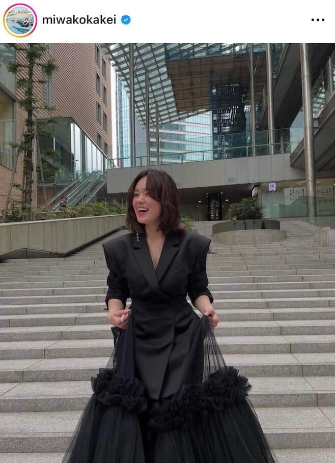 筧美和子さんのインスタグラム（＠miwakokakei）より