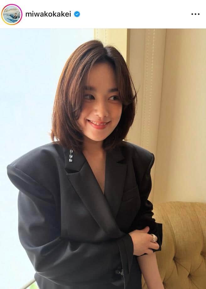 筧美和子さんのインスタグラム（＠miwakokakei）より