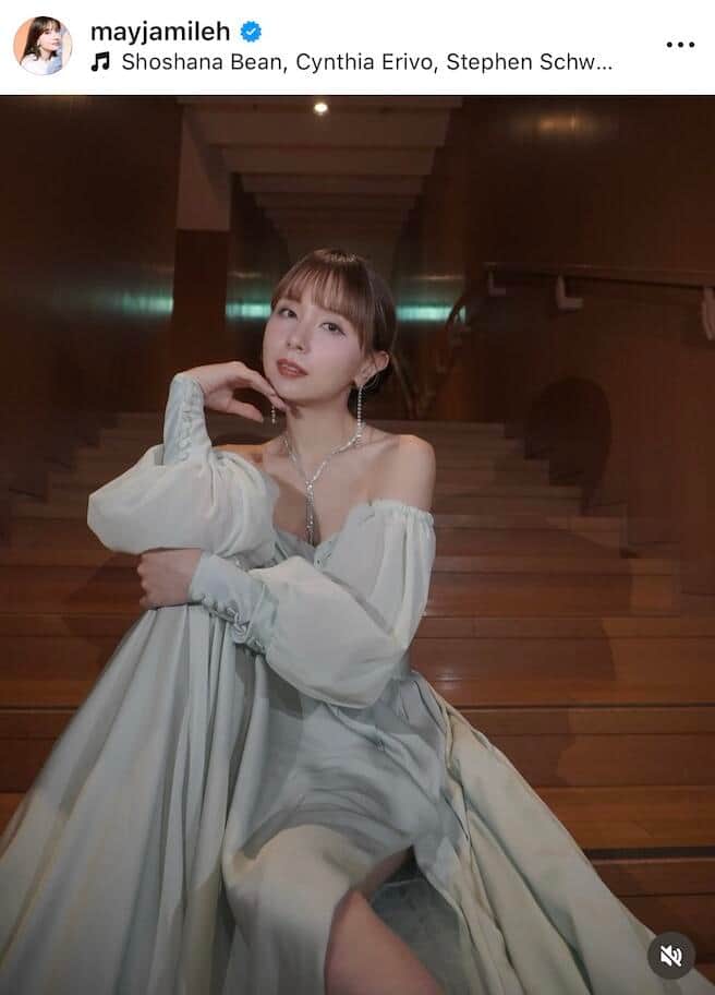 May J.さんのインスタグラム（＠mayjamileh）より