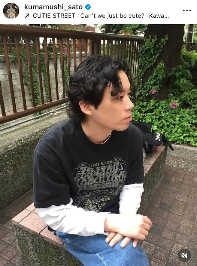 佐藤大樹さんのインスタグラム（＠kumamushi_sato）より