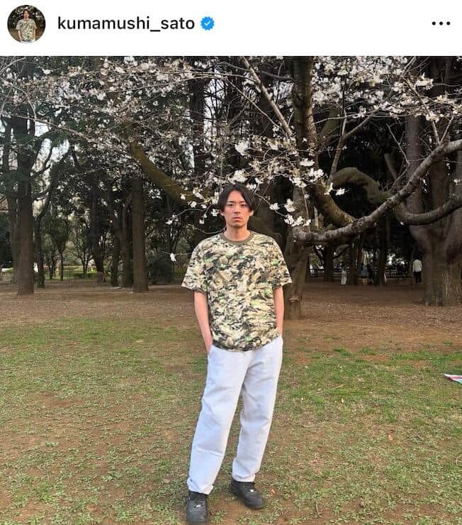 佐藤大樹さんのインスタグラム（＠kumamushi_sato）より