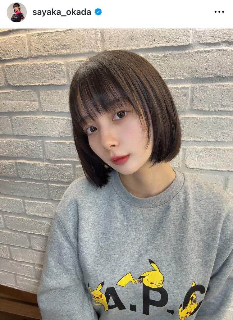 岡田紗佳さんのインスタグラム（＠sayaka_okada）より