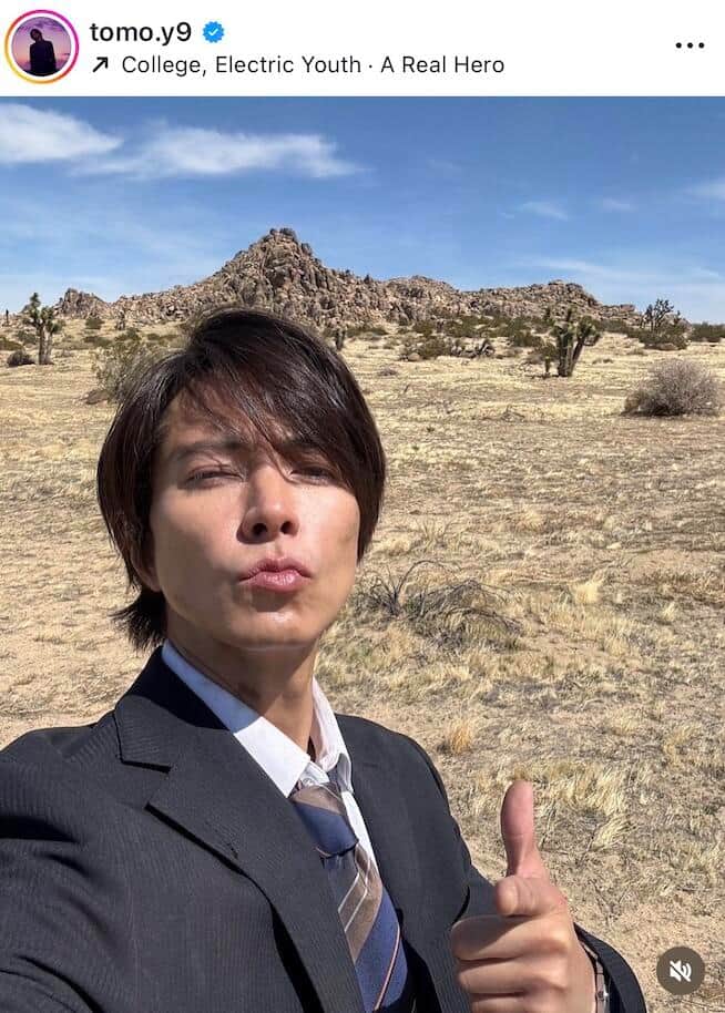 山下智久さんのインスタグラム（＠tomo.y9）より