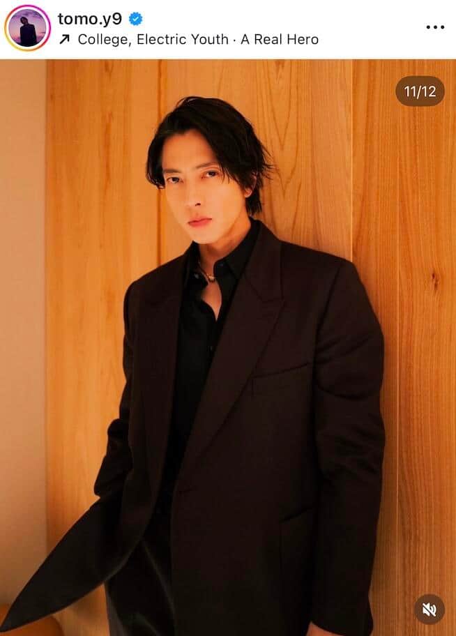 山下智久さんのインスタグラム（＠tomo.y9）より