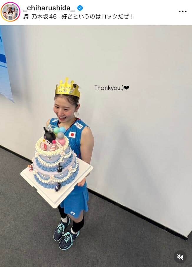 志田千陽さんのインスタグラム（＠_chiharushida_）より