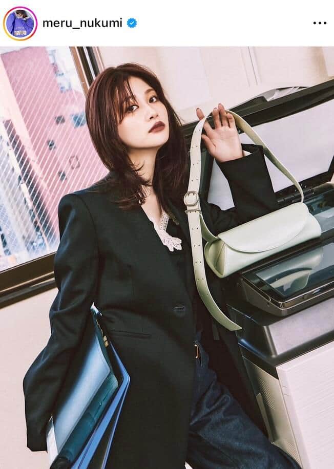 生見愛瑠さんのインスタグラム（＠meru_nukumi）より