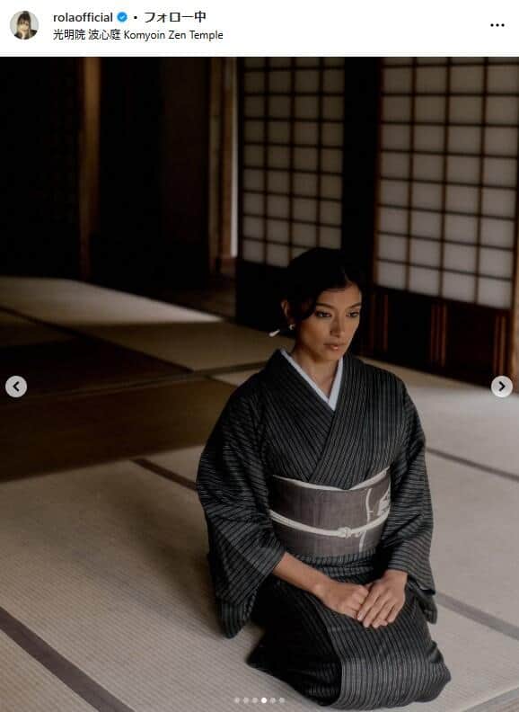 ローラさんのインスタグラム（＠rolaofficial）より