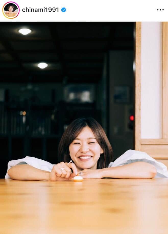 吉田知那美さんのインスタグラム（＠chinami1991）より