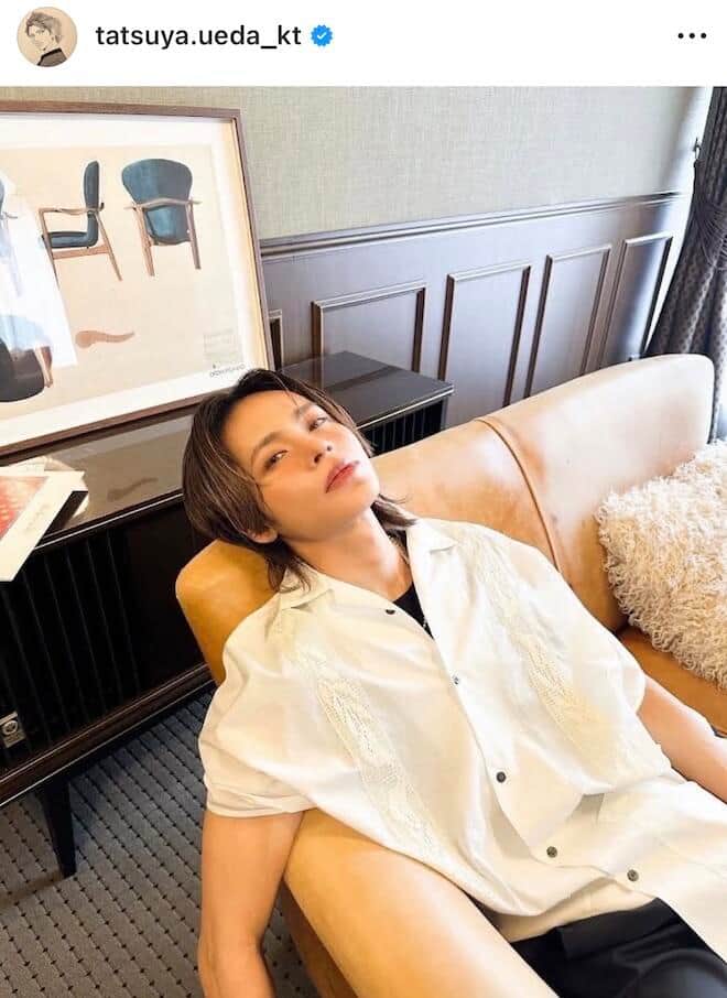 上田竜也さんのインスタグラム（＠tatsuya.ueda_kt）より