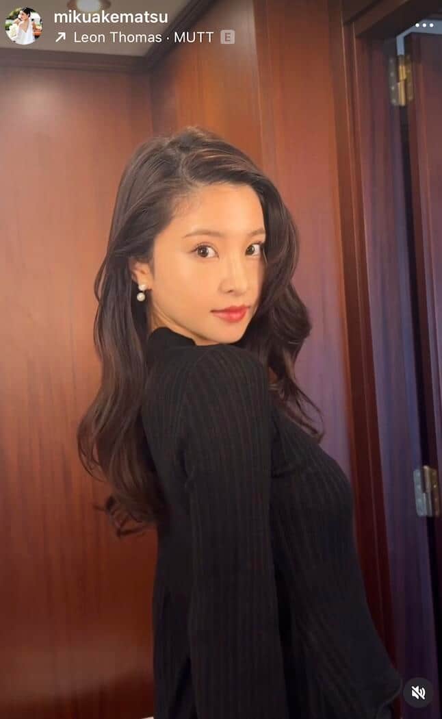明松美玖さんのインスタグラム（＠mikuakematsu）より