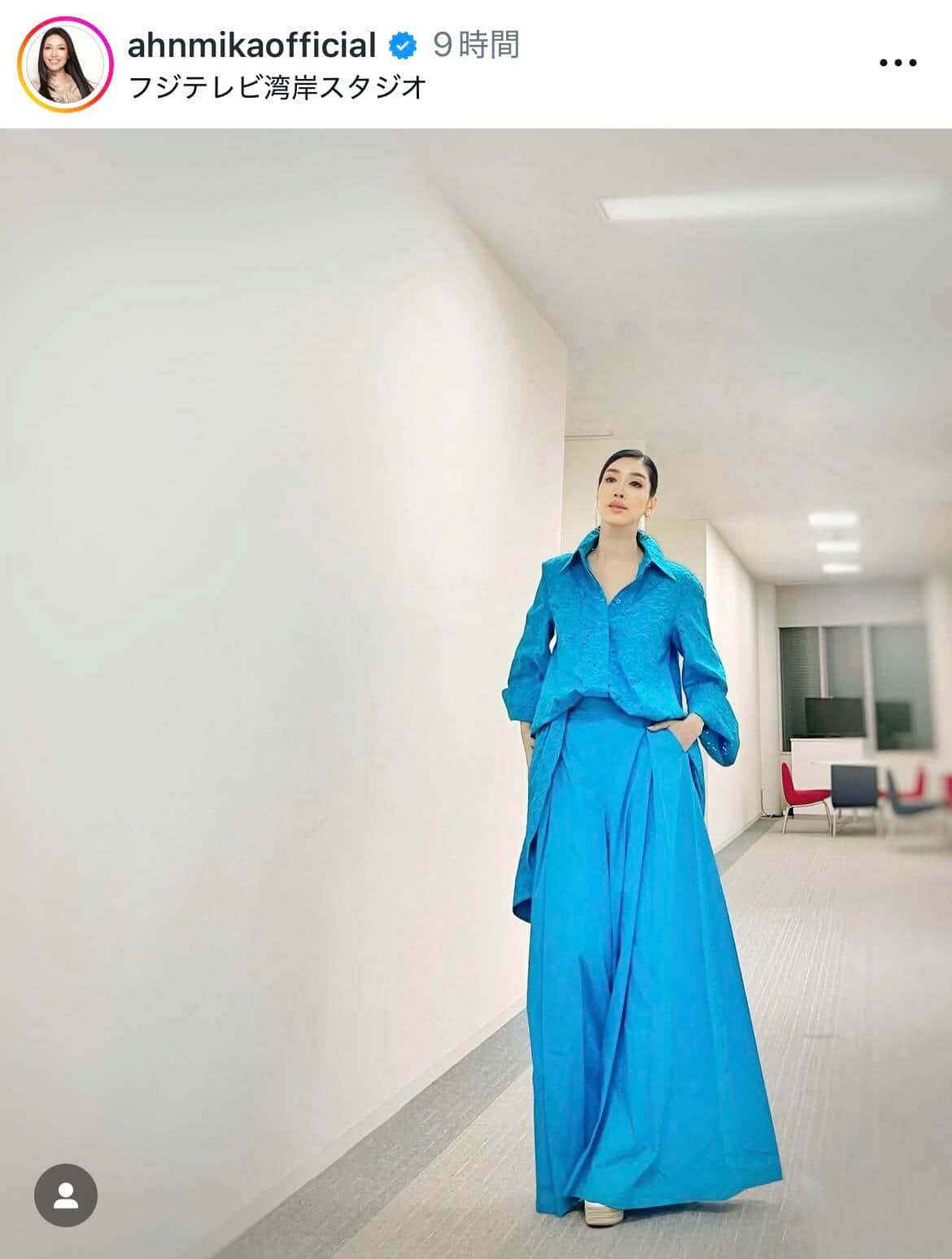アンミカさんのインスタグラム（＠ahnmikaofficial）より