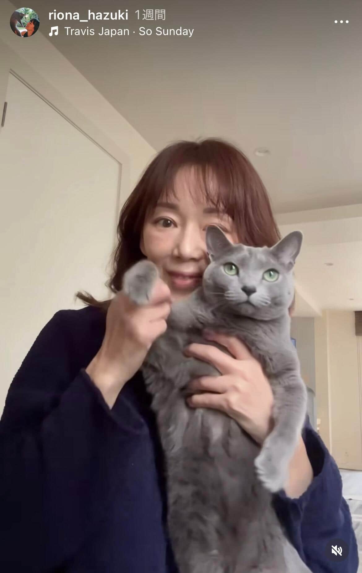 葉月里緒奈さんのインスタグラム（＠riona_hazuki）より