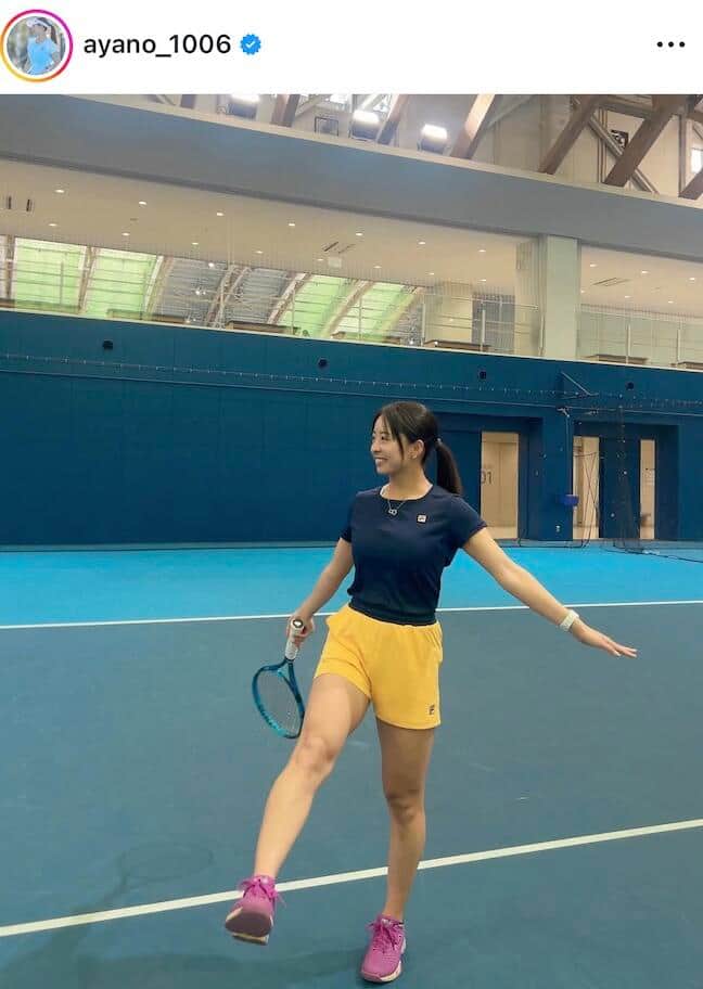 園田彩乃選手のインスタグラム（＠ayano_1006）より