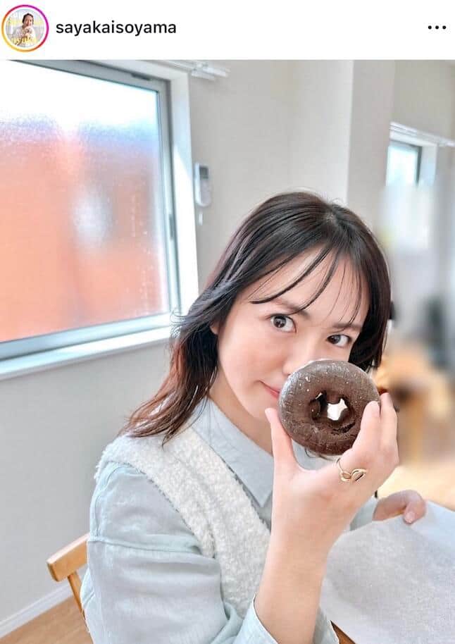 磯山さやかさんのインスタグラム（＠sayakaisoyama）より