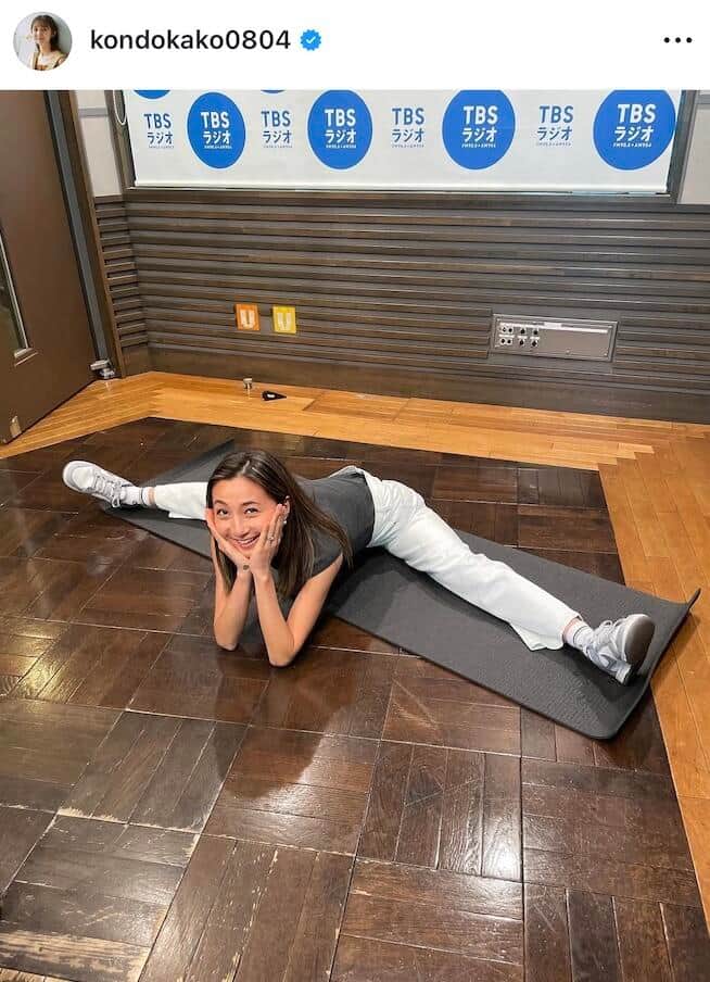 近藤夏子さんのインスタグラム（＠kondokako0804）より