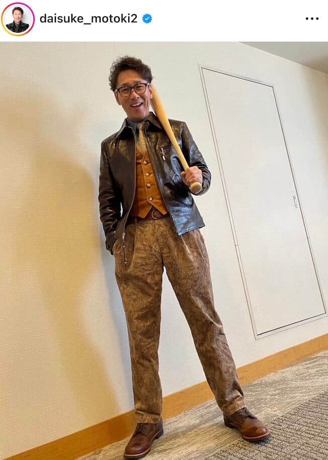 激ヤセ話題の元巨人ヘッド元木大介、エプロン姿も「イケオジ」と話題　「オシャレ～」「めっちゃカッコいい」