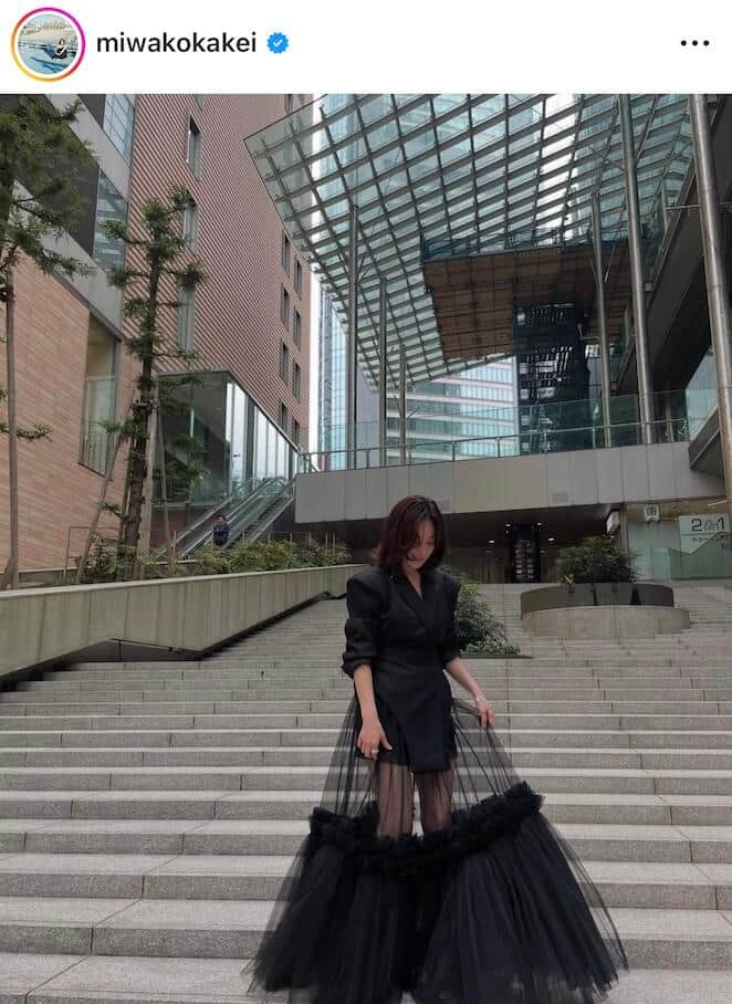 筧美和子さんのインスタグラム（＠miwakokakei）より