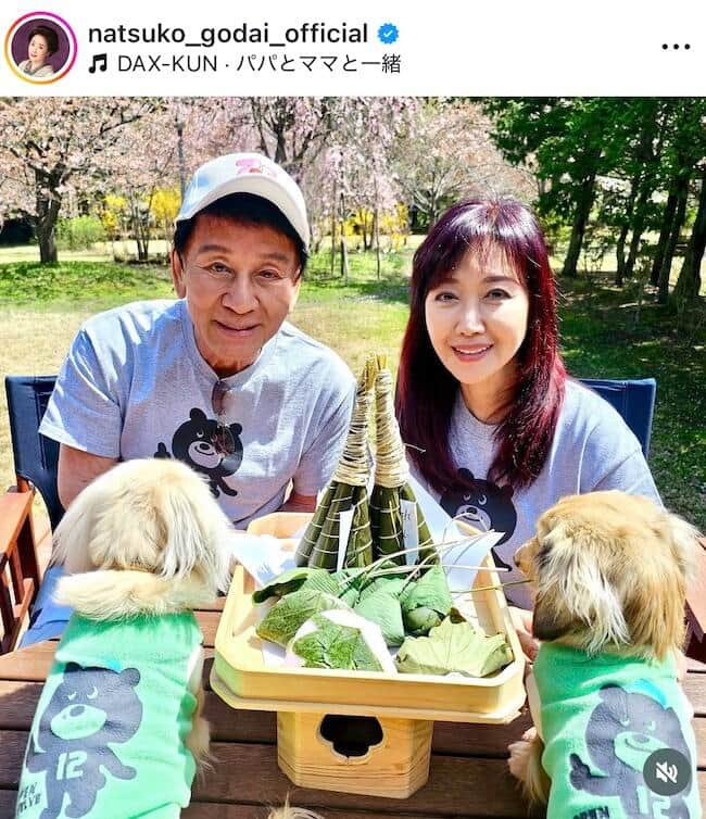 伍代夏子さんのインスタグラム（＠natsuko_godai_official）より