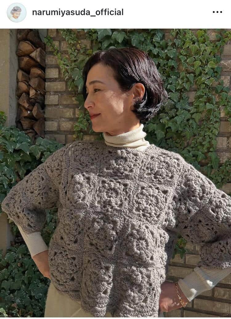 安田成美さんのインスタグラム（＠narumiyasuda_official）より