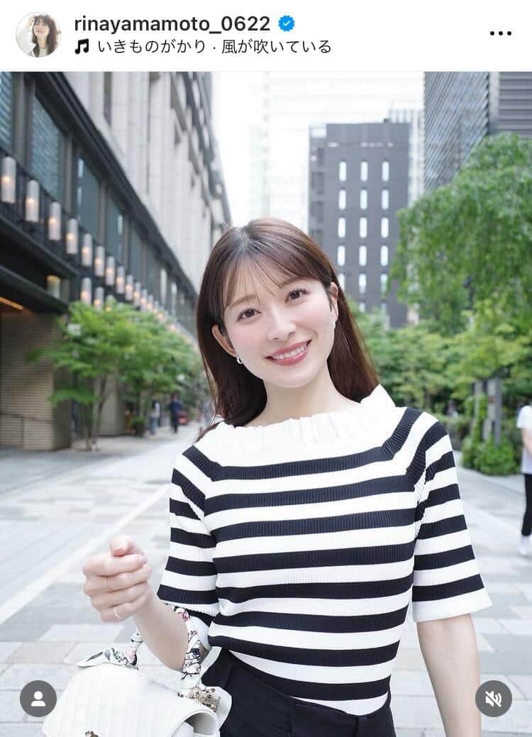 山本里菜さんのインスタグラム（＠rinayamamoto_0622）より