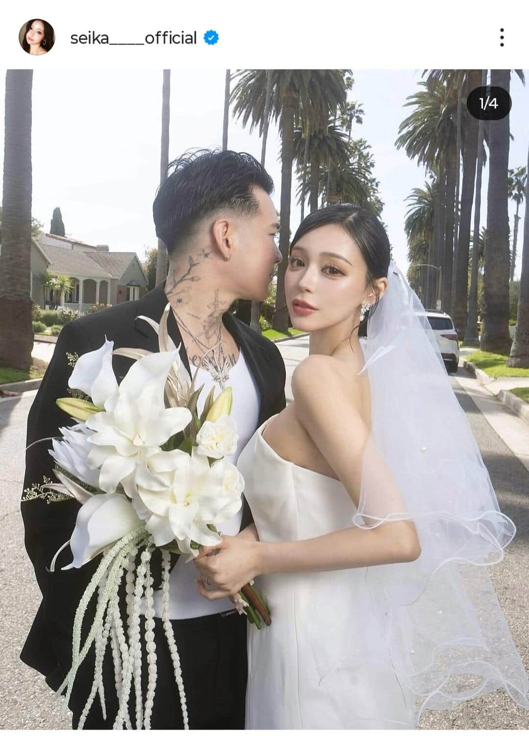 田向星華さんのインスタグラム（＠seika____official）より