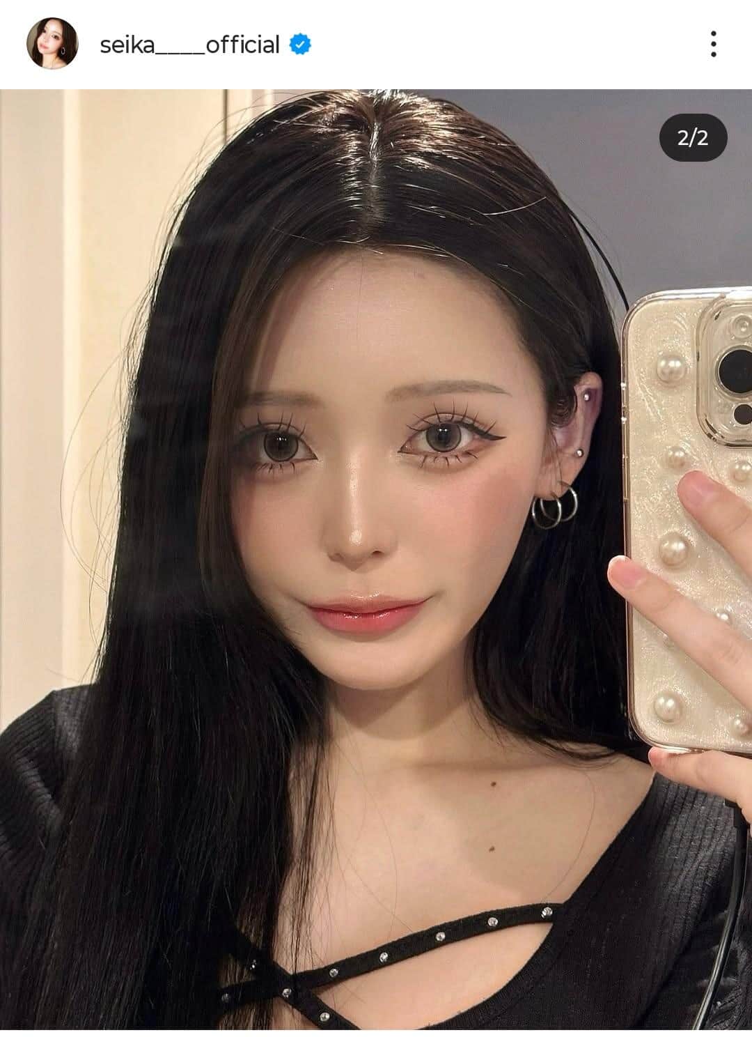 田向星華さんのインスタグラム（＠seika____official）より