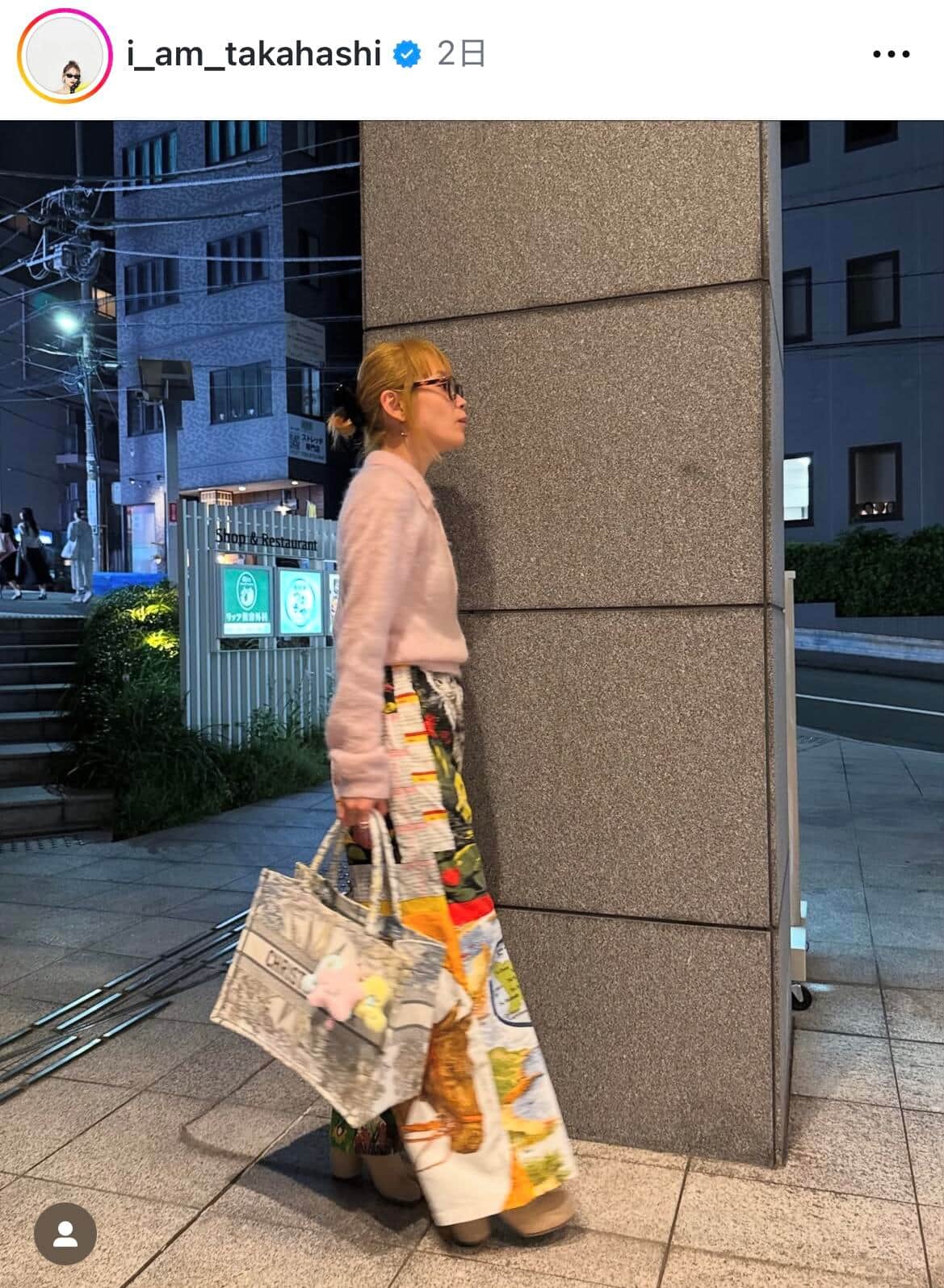 高橋愛さんのインスタグラム（＠i_am_takahashi）より