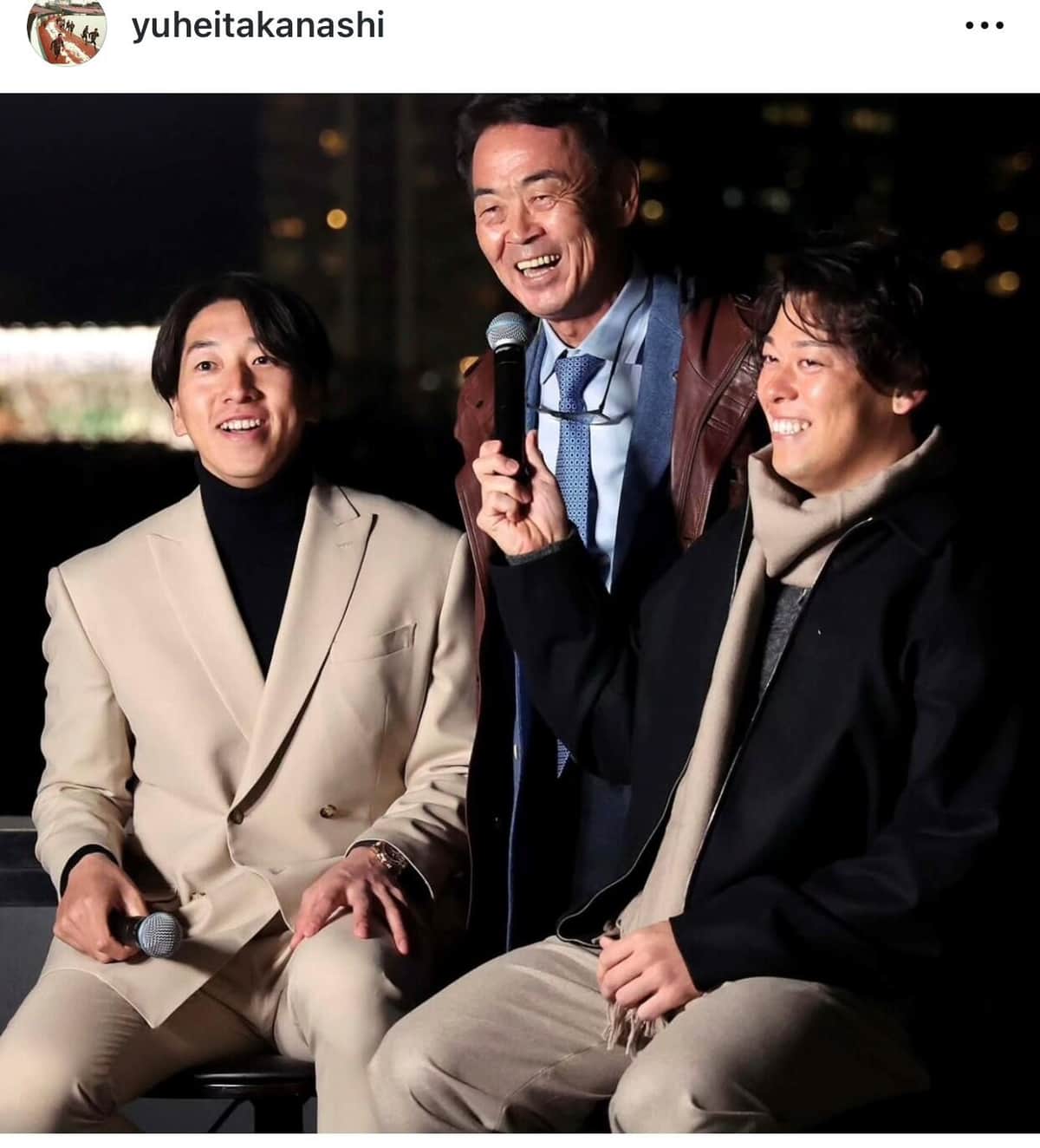 トークショーに参加した高梨（本人インスタグラムより）