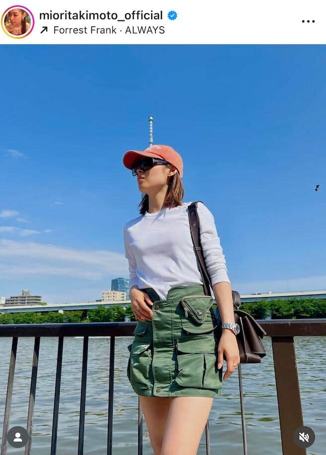 瀧本美織さんのインスタグラム（＠mioritakimoto_official）より
