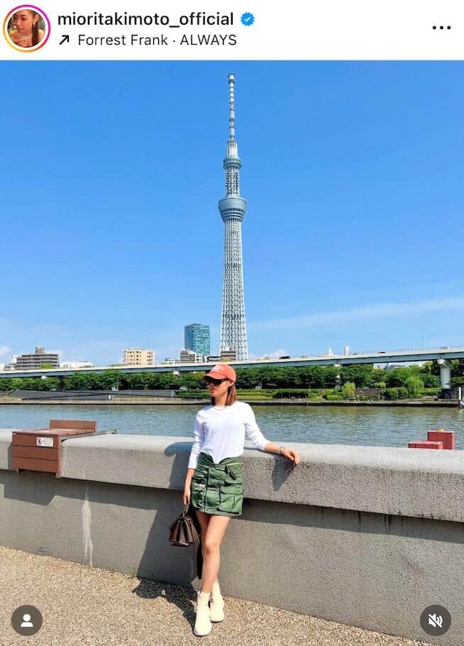 瀧本美織さんのインスタグラム（＠mioritakimoto_official）より