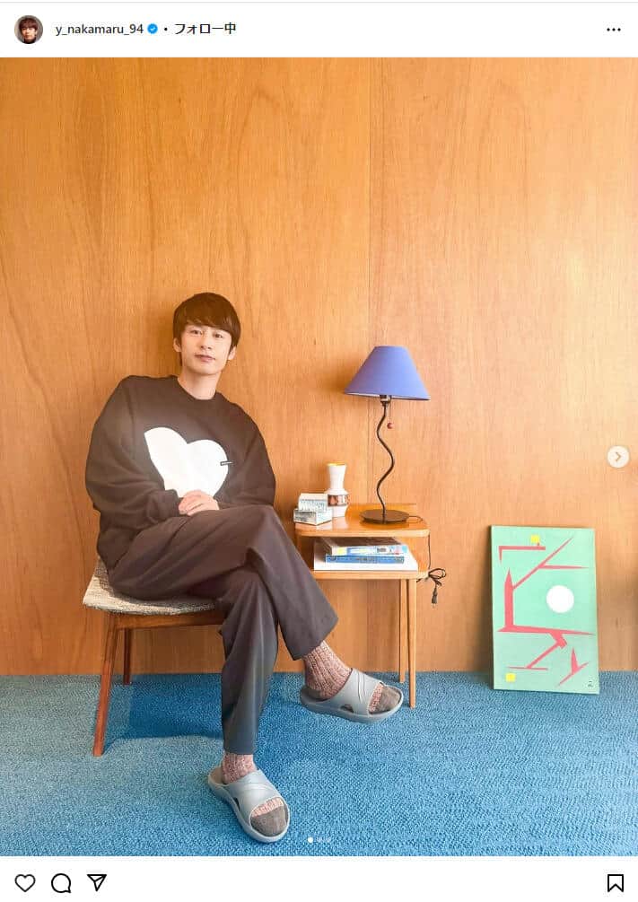 中丸雄一さんのインスタグラム（＠y_nakamaru_94）より