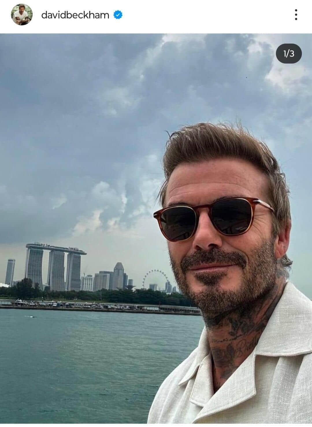 デビット・ベッカムさんのインスタグラム（＠davidbeckham）より