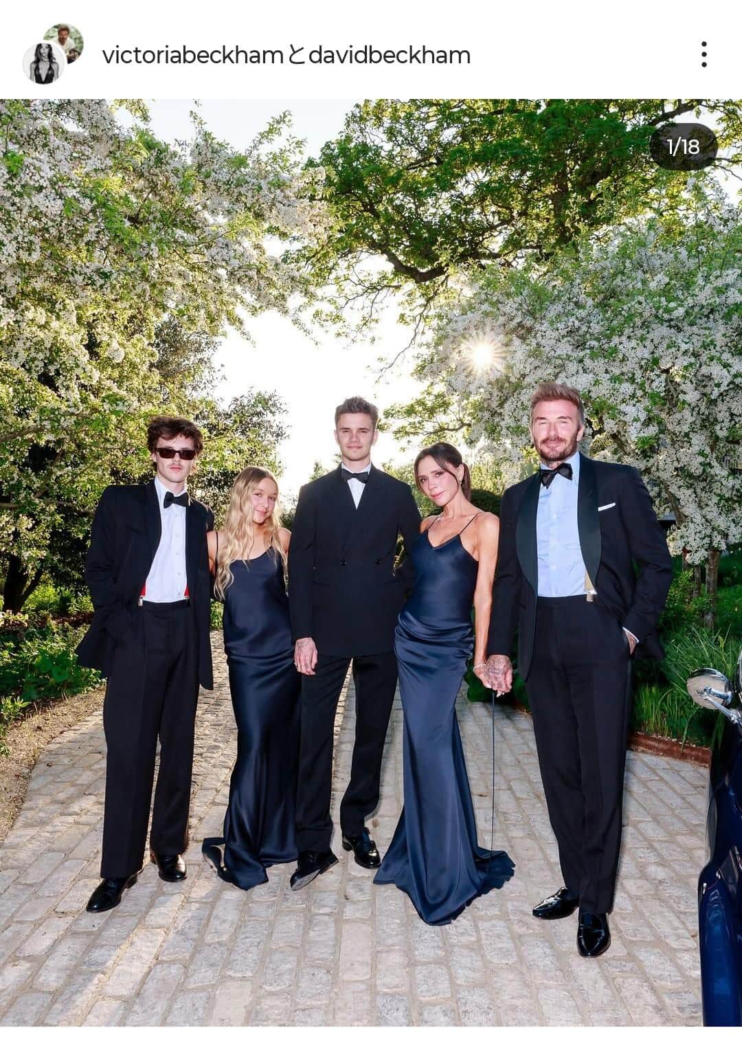 ヴィクトリア・ベッカムさんのインスタグラム（＠victoriabeckham）より