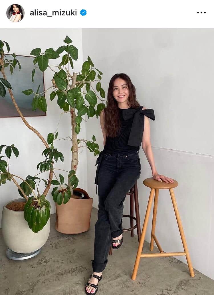 観月ありささんのインスタグラム（＠alisa_mizuki）より