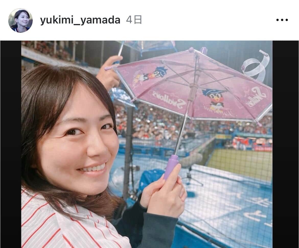 山田幸美さんのインスタグラム（＠yukimi_yamada）より